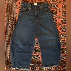 Citizens of Humanity Dark Wash Barrel Jeans